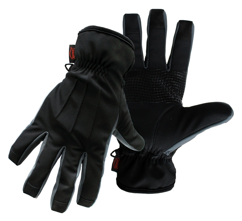 Boss 4330L Gloves, L, Open, Shirred Elastic Back Cuff, Neoprene Palm