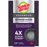 Scotch-Brite Extreme Scrub Heavy Duty Scouring Pad For Grill 4.4 in. L 2 pk, Pack of 6
