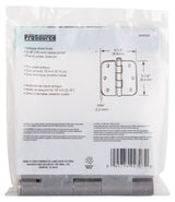 ProSource 20347ANX Door Hinge, Steel, Antique Nickel, Loose Pin, 180 deg Range of Motion, Screw Mounting