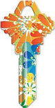 Hy-Ko 16010SC1-14 Key Blank, Painted, For: Baldwin Locks, Schlage SC1 Keyways, Pack of 10