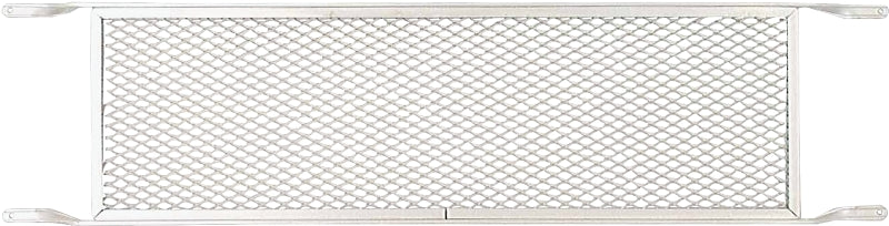 M-D 33209 Screen Door Push Grill, 7.69 in W, 34.31 in H, Aluminum, Mill, For: 36 in Doors