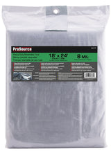 ProSource T1824GS140 Heavy-Duty Tarp, 24 ft L, 18 ft W, 8 mil Thick, Polyethylene, Green/Silver