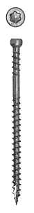 GRK Fasteners PHEINOX Series 36101 Screw, 2-1/2 in L, W-Cut Thread, Recessed Star Drive, Zip-Tip Point, Steel, 365 PK