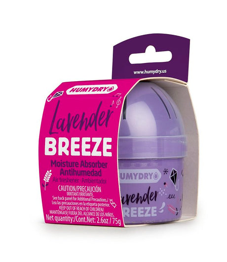 Humydry USA44127C12 Mini Moisture Absorber and Air Freshener, 2.6 oz, Lavender, White, 100 sq-ft Coverage Area