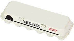 Little Giant EGGCTNSLD Egg Carton, 11-3/4 in L, 4 in W, 1 Dozen Capacity, Paper, Gray, Pack of 200