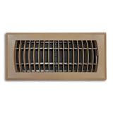 Tru Aire 4 in. H X 10 in. W 1-Way Powder Coat Brown ABS Plastic Floor Diffuser