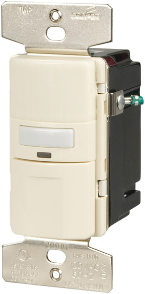 Eaton Wiring Devices OS310U-LA-K Motion Sensor Switch with Nightlight and LED, 8.3 A, Motion Sensor, 120 V, 1-Pole