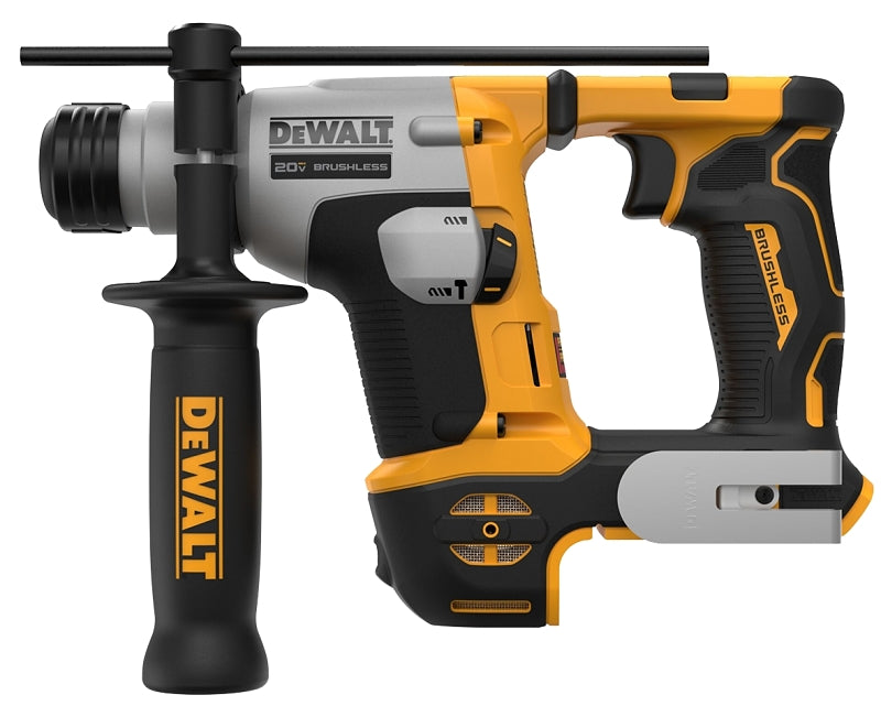 DEWALT DCH172B Cordless Rotary Hammer, Tool Only, 20 V, 5/8 in Chuck, SDS Plus Chuck, 0 to 1100 bpm