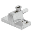 Prime-Line U 9866 Door Slide Bolt Lock, Aluminum, Aluminum, 1-3/8 to 1-3/4 in Thick Door