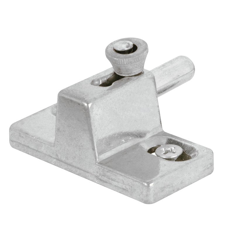 Prime-Line U 9866 Door Slide Bolt Lock, Aluminum, Aluminum, 1-3/8 to 1-3/4 in Thick Door