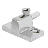 Prime-Line U 9866 Door Slide Bolt Lock, Aluminum, Aluminum, 1-3/8 to 1-3/4 in Thick Door