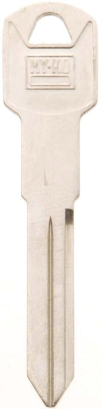 Hy-Ko 11010B86 Key Blank, Brass, Nickel, B86 Key Number, Pack of 10