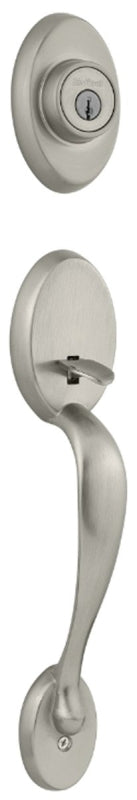 Kwikset 800CE-15 Combination Lockset, Satin Nickel, 1 Grade, Re-Key Technology: SmartKey, Brass