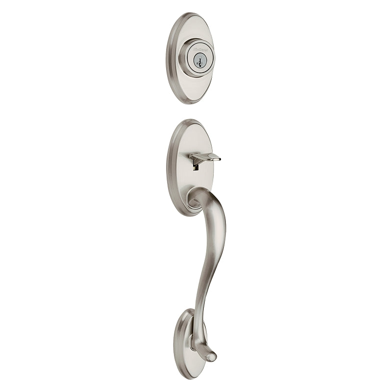 Kwikset 800SE-15 SMT Combination Lockset, Satin Nickel, 1 Grade, Re-Key Technology: SmartKey