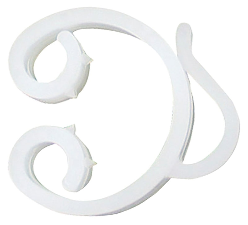 Adams 3210-99-1640 Deck Clip, Polypropylene, White, Pack of 12