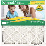 NaturalAire 16-1/2 in. W X 21-1/2 in. H X 1 in. D Synthetic 8 MERV Pleated Air Filter 1 pk, Pack of 12