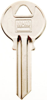 Hy-Ko 11050Y1 Key Blank, Brass, Nickel, For: Yale Cabinet, House Locks and Padlocks, Y1 Key Number, Pack of 50