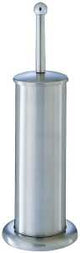 Simple Spaces MYY11-3L Toilet Bowl Brush with Stand, Stainless Steel Holder