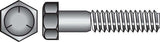 HILLMAN 1/4 in. D X 1-1/2 in. L Heat Treated Zinc Steel Hex Head Cap Screw 100 pk