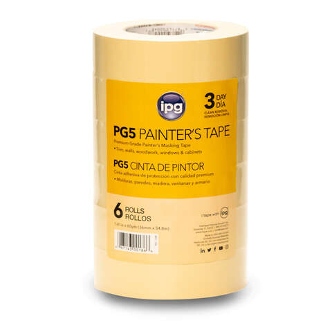 IPG 1.41 in. W X 60 L Beige High Strength Painter's Tape 6 pk
