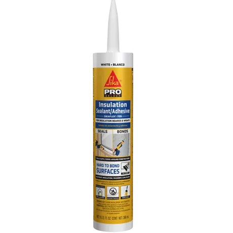 Sikaflex 828283 Insulation Sealant and Adhesive, White, 9 fl-oz Cartridge