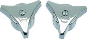 Danco 88752 Faucet Handle, Zinc, Chrome Plated, For: Union Brass Two Handle Tub and Shower Faucets