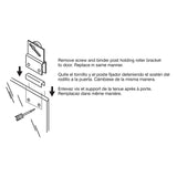 Prime-Line M 6054 Top Bracket, Sliding, Aluminum, Chrome-Plated, For: Frameless Shower Doors
