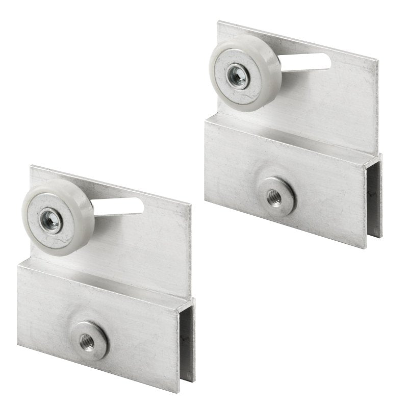 Prime-Line M 6054 Top Bracket, Sliding, Aluminum, Chrome-Plated, For: Frameless Shower Doors