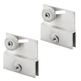 Prime-Line M 6054 Top Bracket, Sliding, Aluminum, Chrome-Plated, For: Frameless Shower Doors