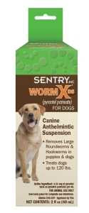 Sentry WormX DS 17500 Dog Dewormer, Liquid, 2 oz Bottle