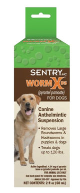 Sentry WormX DS 17500 Dog Dewormer, Liquid, 2 oz Bottle