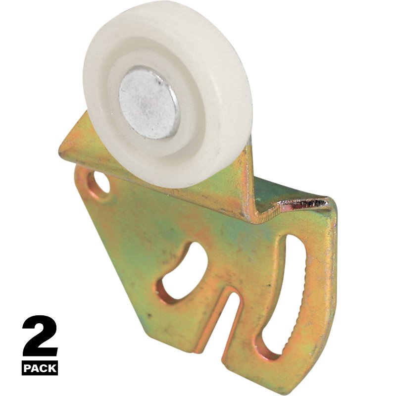 Prime-Line N 6841 Door Roller, 7/8 in Dia Roller, 1/4 in W Roller, Steel, 1-Roller