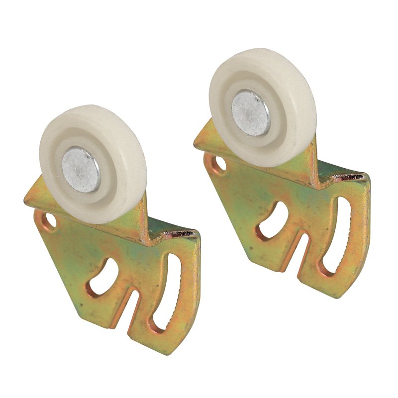 Prime-Line N 6841 Door Roller, 7/8 in Dia Roller, 1/4 in W Roller, Steel, 1-Roller