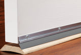 M-D 05090 Door Sweep, 36 in L, 1/4 in W, Aluminum Flange