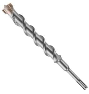 Bosch Bulldog HCFC2263 Rotary Hammer Drill Bit, 1 in Dia, 10 in OAL, 2-Flute, 25/64 in Dia Shank, SDS Plus Shank