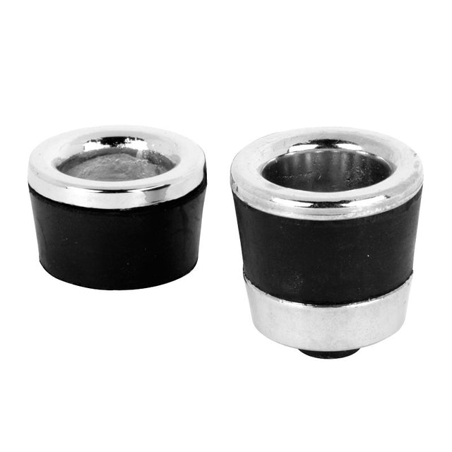 Prime-Line M 6099 Finger Pull Set, 1 in Dia Knob, Chrome-Plated