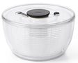 Oxo 32480 Salad Spinner, 4.95 qt Basket, 6.22 qt Bowl, 10-1/2 in Dia, 10-1/2 in W, 6 in H, Plastic, White