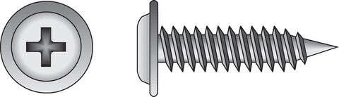 HILLMAN No. 8 X 3/4 in. L Phillips Truss Head Sheet Metal Screws 100 pk