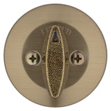 Kwikset 660 5 RCAL RCS Deadbolt, Different Key, Steel, Antique Brass, 2-3/8, 2-3/4 in Backset, KW1, K3, SMT Keyway