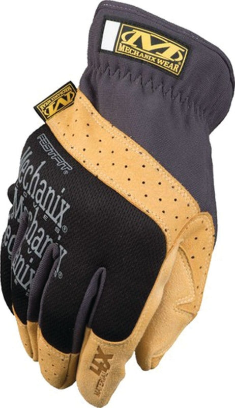 Mechanix Wear FastFit Series MF4X-75-009 Work Gloves, M, 9 in L, Reinforced Thumb, Elastic Cuff, Synthetic Leather