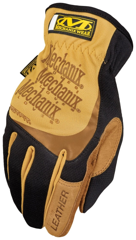 Mechanix Wear Durahide Series LFF-75-010 Mechanic Gloves, L, Keystone Thumb, Open Cuff, Leather, Tan