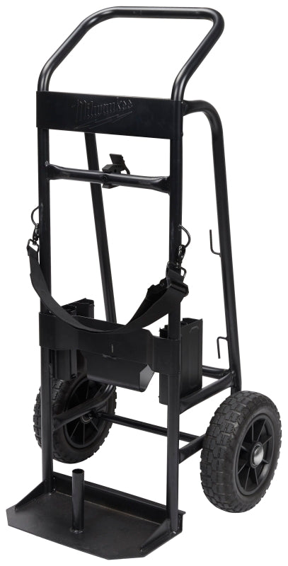 Milwaukee 3600 Breaker Cart, 200 lb, 19.37 in L Platform, 21.65 in W Platform, 2-Wheel, Run Flat Tires Wheel, Steel