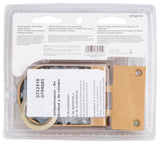 ProSource 6296404-PS Jimmy Proof Lock, Keyed Different Key, Brass, Brass, Kwikset Keyway, 1-2-3/8 in Thick Door