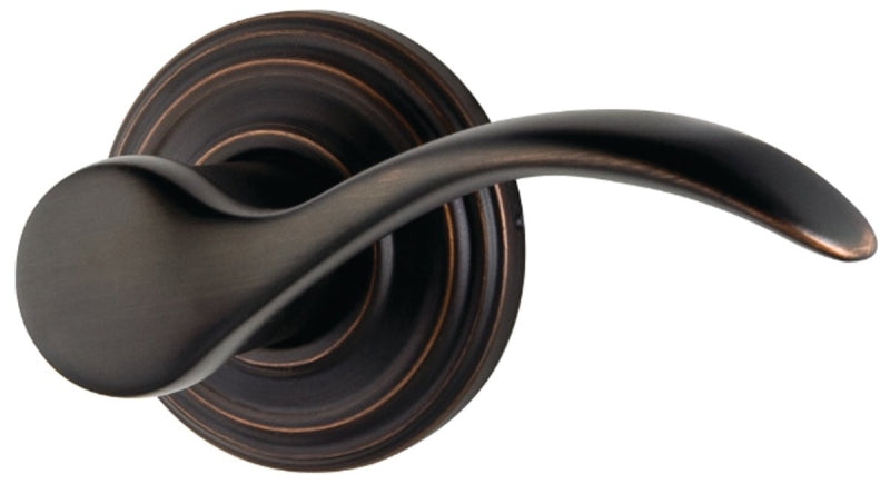 Kwikset Signature Series 788PML 11P RH Half Inactive Dummy Lever, Turnbutton Lock, Venetian Bronze, Zinc, Residential