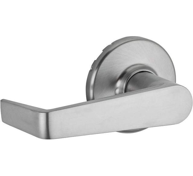 Kwikset Signature Series 788KNL 26D Half Inactive Dummy Lever, Pushbutton Lock, Satin Chrome, Zinc, Residential, 2 Grade