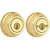 Kwikset Signature Series 785 3 6AL STRKP K3 Deadbolt, 2 Grade, Keyed Key, Zinc, Polished Brass, K3, KW1 Keyway