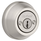 Kwikset Signature Series 785 15 6AL STRKP K3 Deadbolt, 2 Grade, Keyed Key, Zinc, Satin Nickel, 2-3/8 to 2-3/4 in Backset