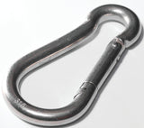 Baron 2450S-5/16 Spring Snap, 280 lb Working Load, Stainless Steel