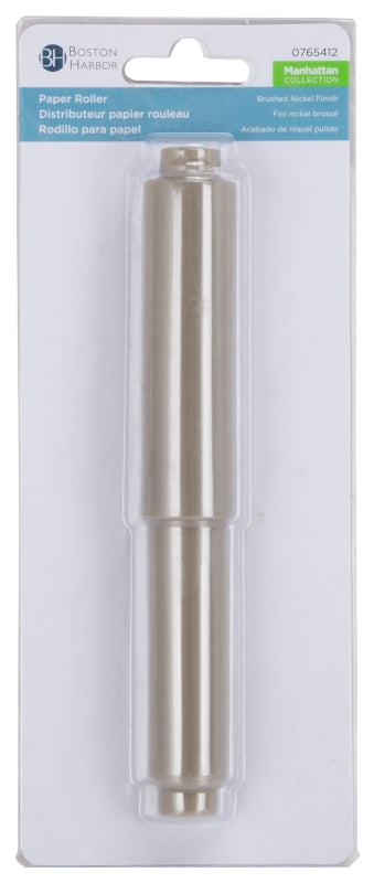 Boston Harbor BE02006-07 Paper Roller, Plastic, Brushed Nickel, Wall