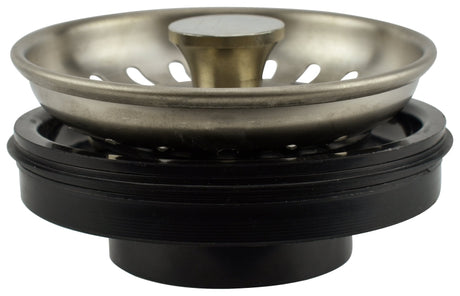 Plumb Pak K5462BN Garbage Disposal Strainer/Stopper, Steel, Brushed Nickel